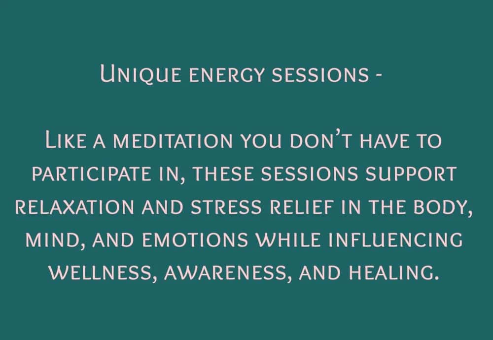 Energy work (Reiki, Innerlight and guided meditation techniques)
