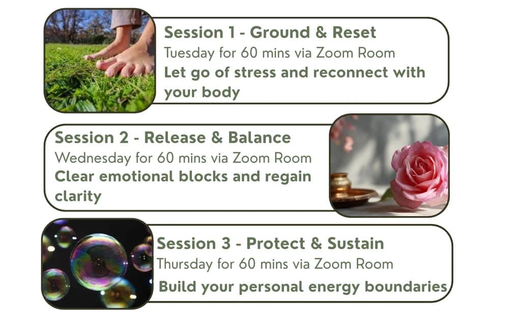 Release Emotional Stress & Reset Your Energy in 3 Sessions