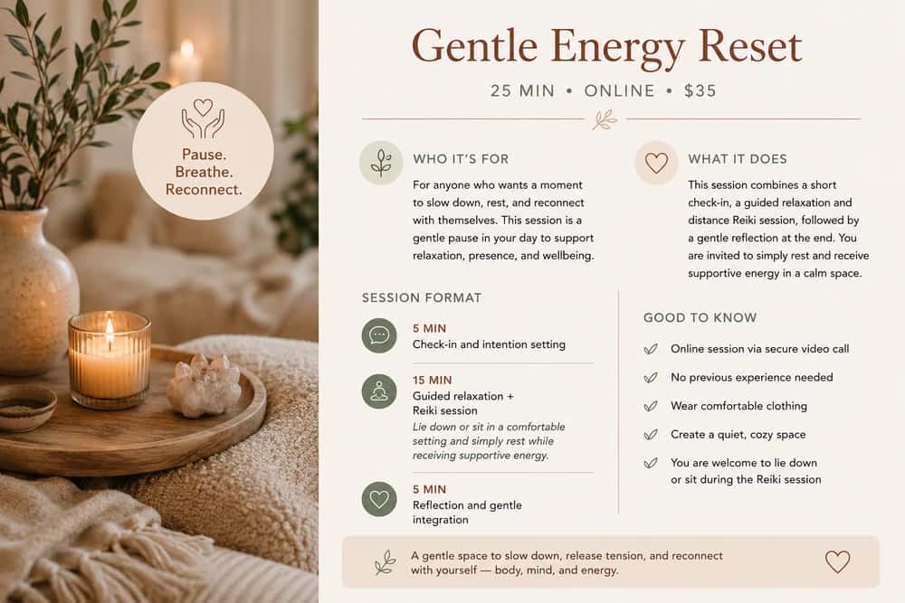 Gentle Energy Reset ⭐
