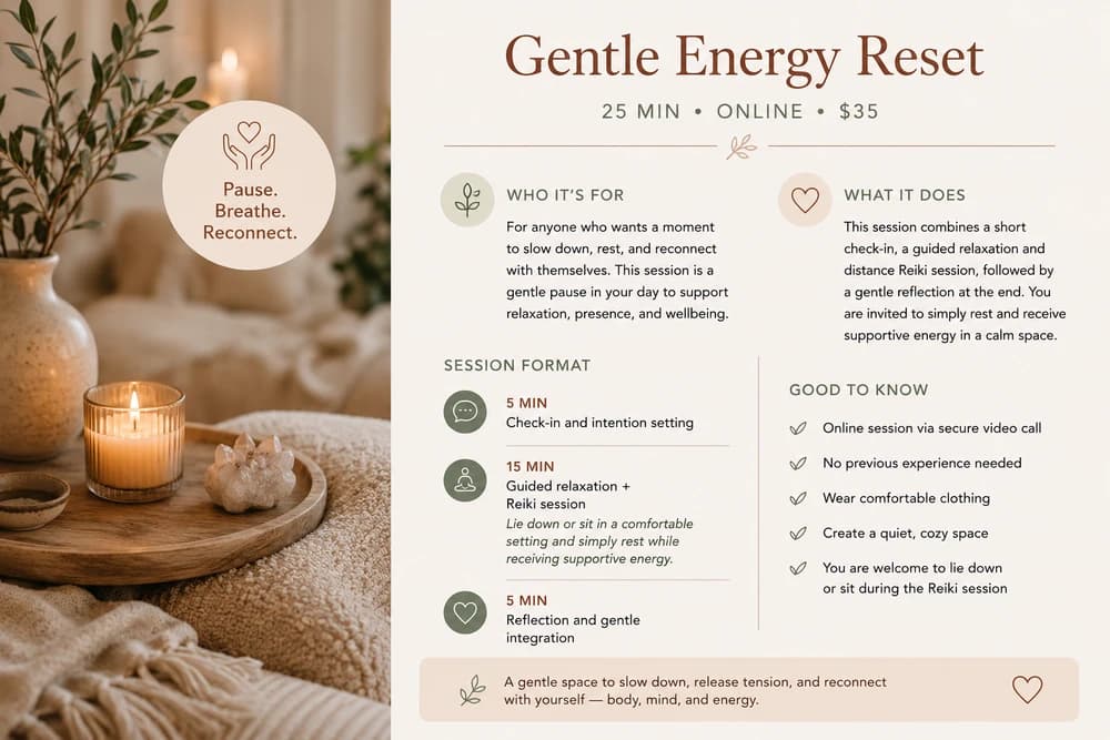Gentle Energy Reset ⭐