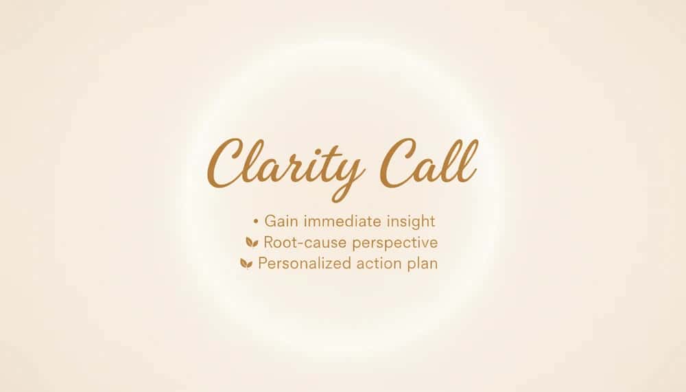 🌿 One-Time Clarity Call – Naples, Florida & Virtual Care