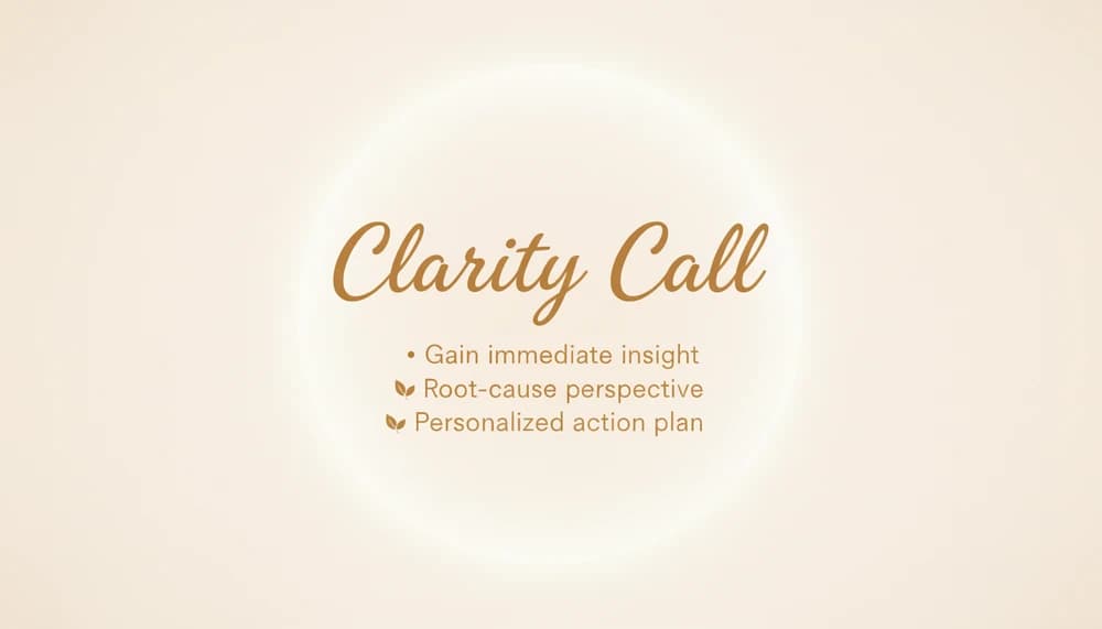 🌿 One-Time Clarity Call – Naples, Florida & Virtual Care