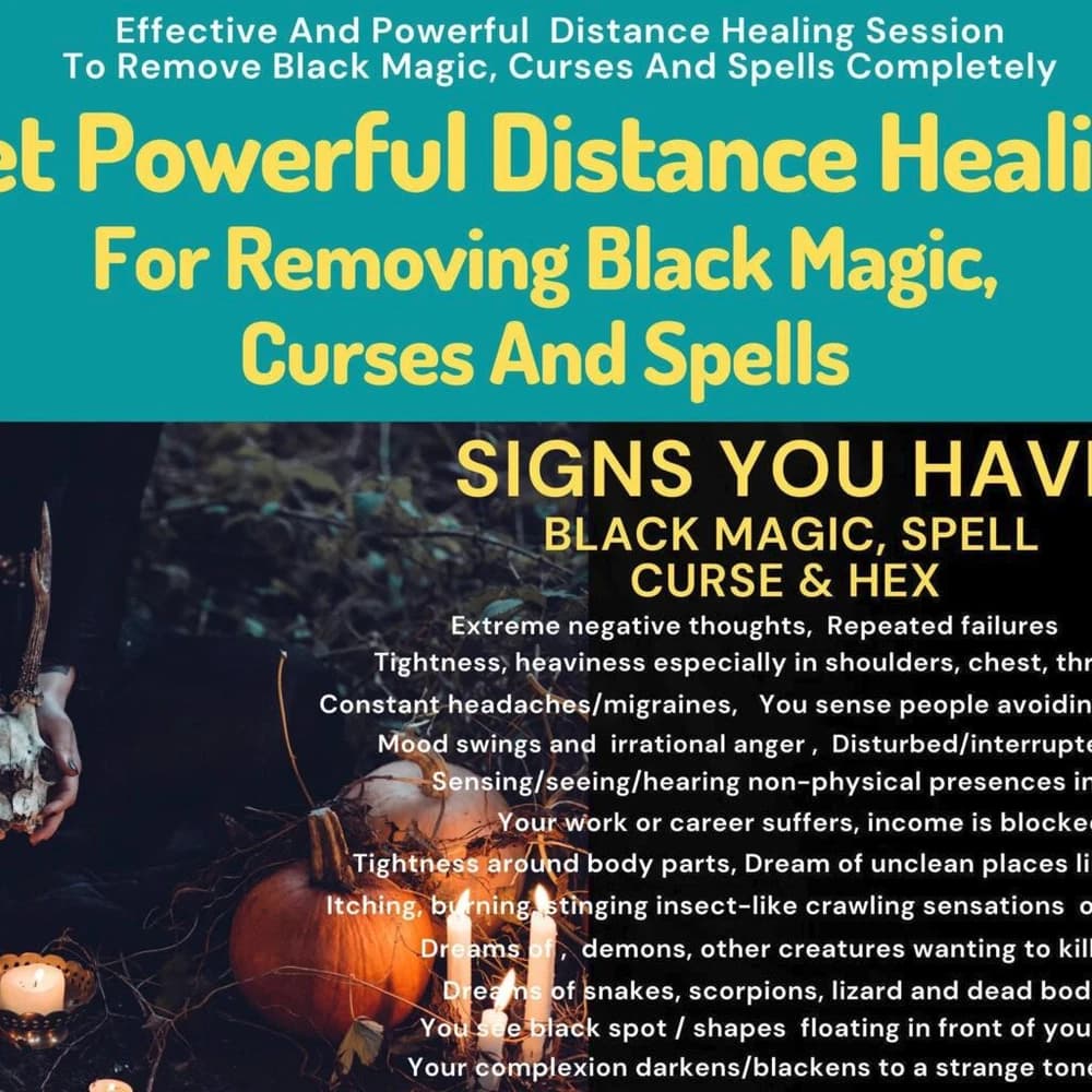 Black Magic Removal, Curse & Hex Removal by Certified Energy Healer