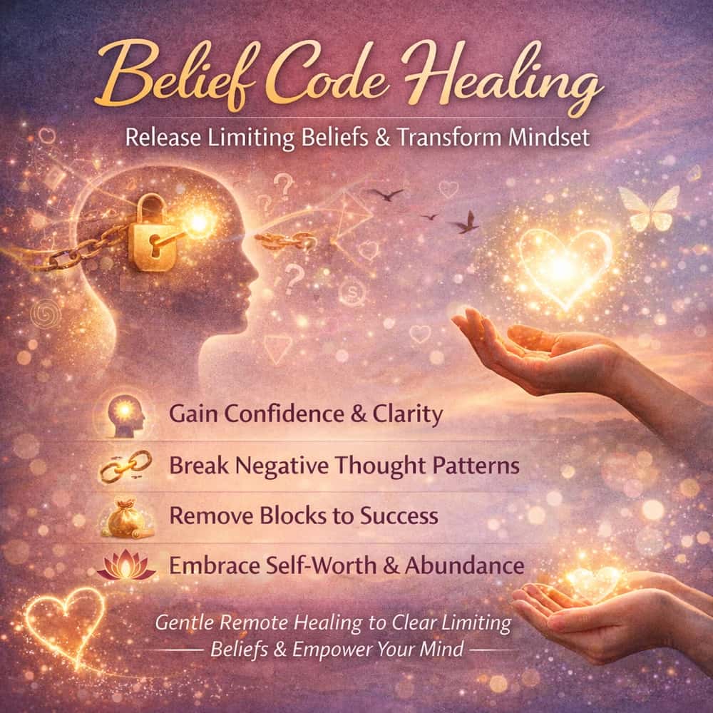 Belief Code Healing – Release Limiting Beliefs (Remote Session)