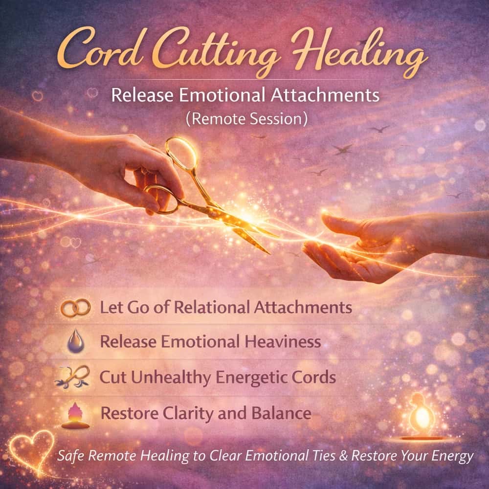 Cord Cutting Healing – Release Emotional Attachments (Remote Session)