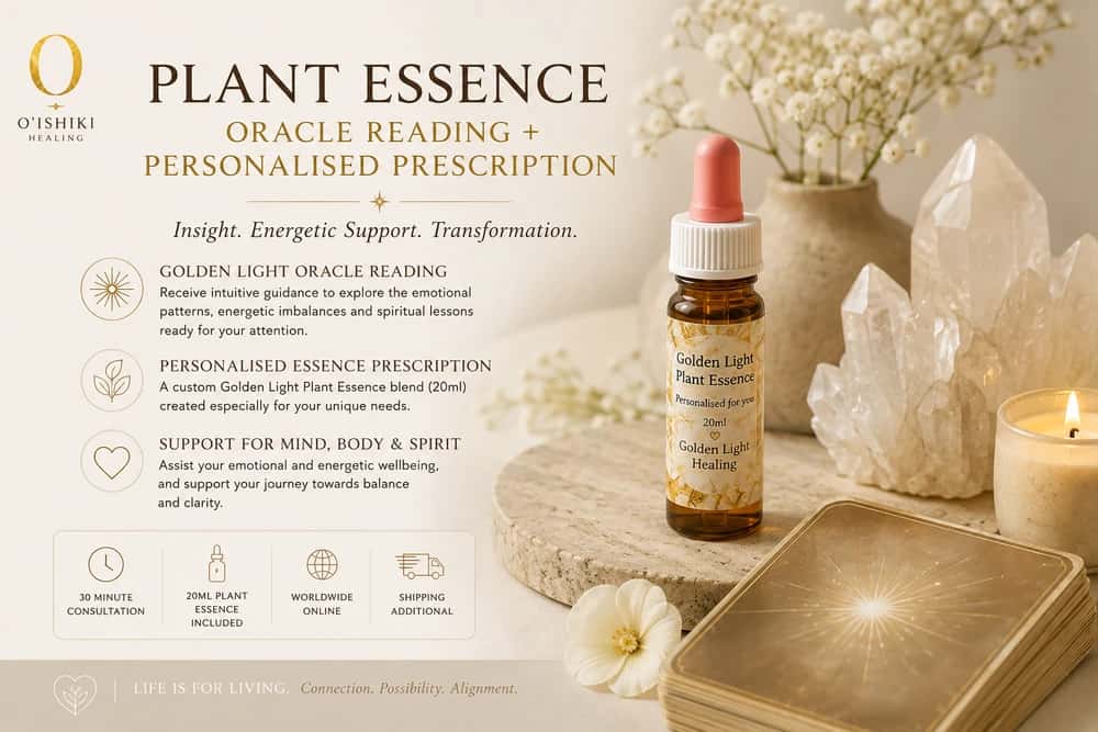 Golden Light Oracle Reading + Personalised Plant Essence Prescription