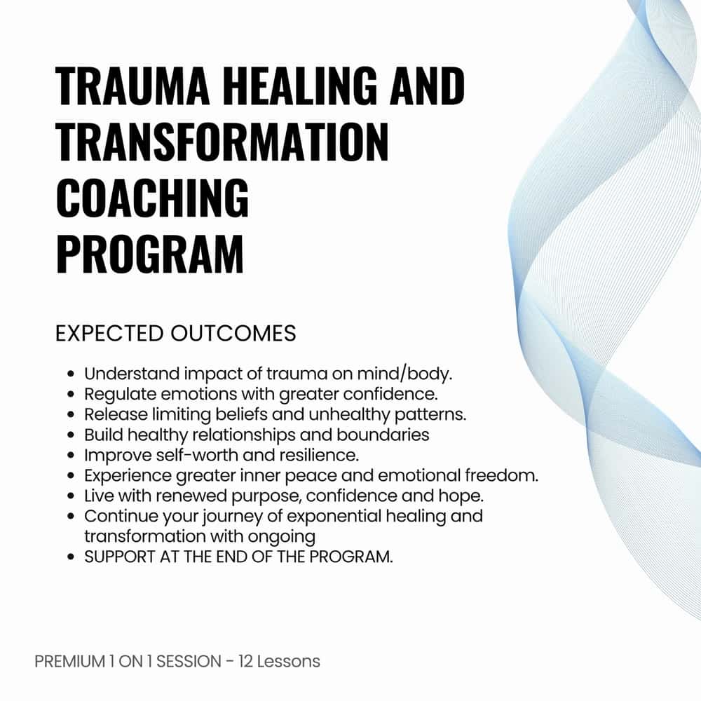 Trauma Healing and Transformation Coaching