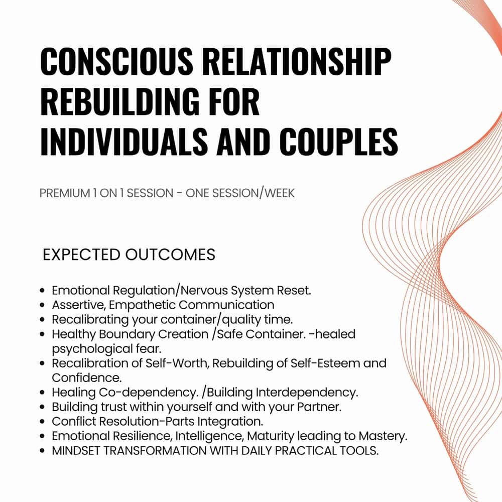 Conscious Relationship Rebuilding-Individuals & Couples