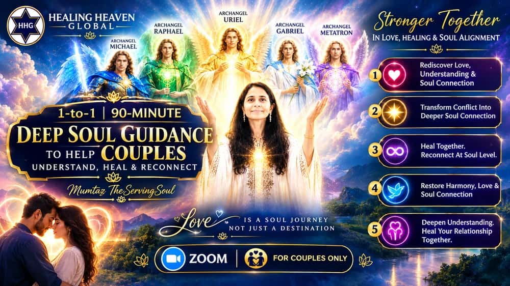 ❤️ 💫 1-to-1 90-Minute Deep Soul Guidance to Help Couples Understand, Heal & Reconnect ❤️