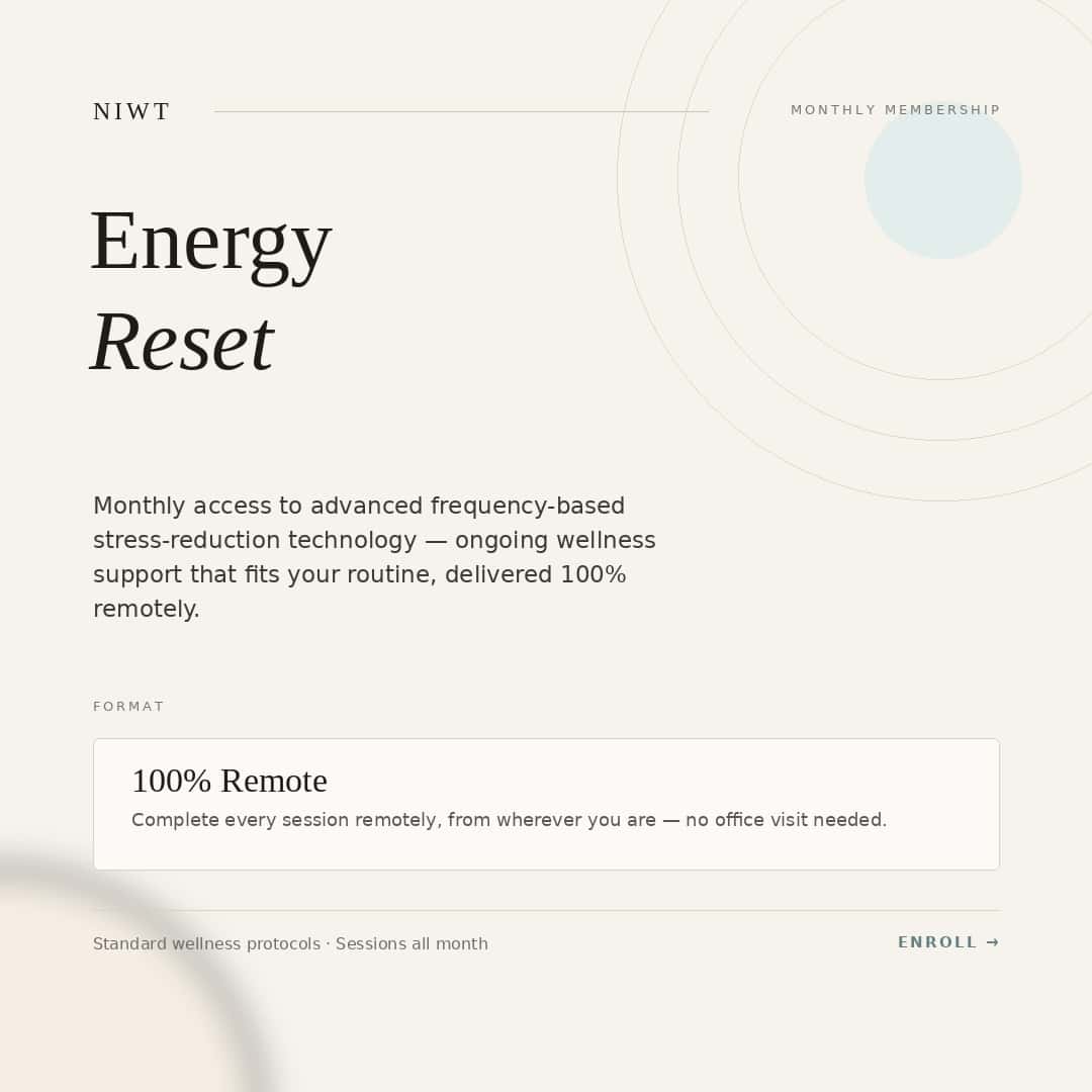 NIWT Energy Reset™ (Remote)