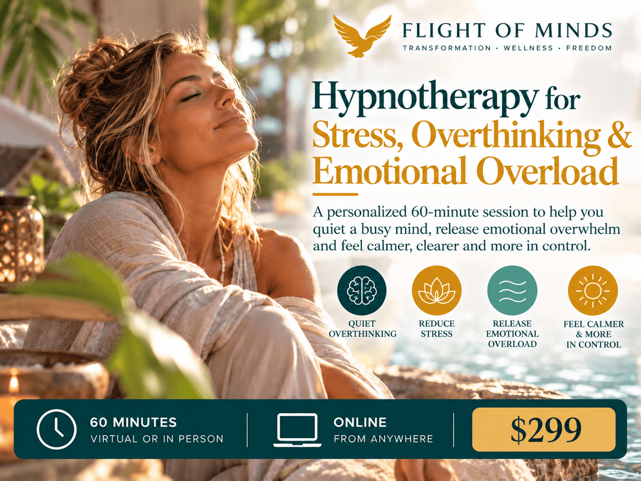 Hypnotherapy for Stress, Overthinking & Emotional Overload